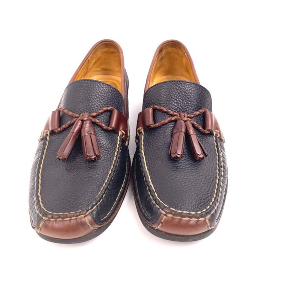 Johnston & Murphy Flex Tassel Loafers Sheepskin Insole Size 9M Made in Brazil - Picture 2 of 13